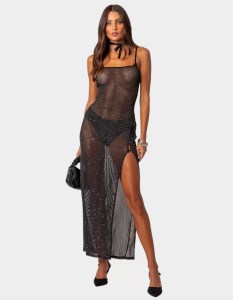 Noughties High Slit Formal Dress 