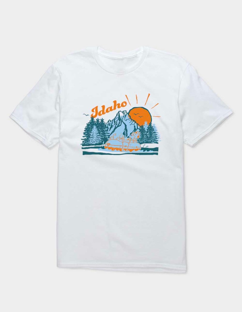 PEANUTS Beagle Scout Snoopy Idaho Unisex Tee